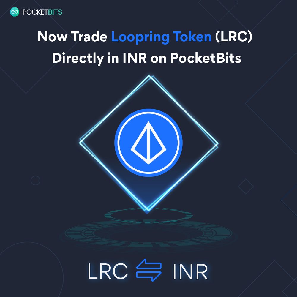 BUY Loopring (LRC) in INR on PocketBits!
