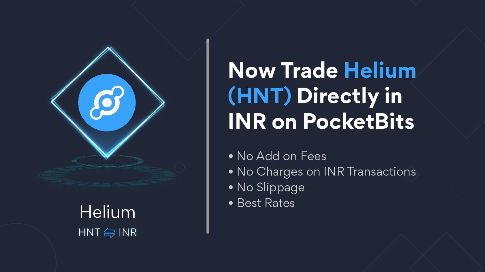 BUY Helium (HNT) in INR on PocketBits!