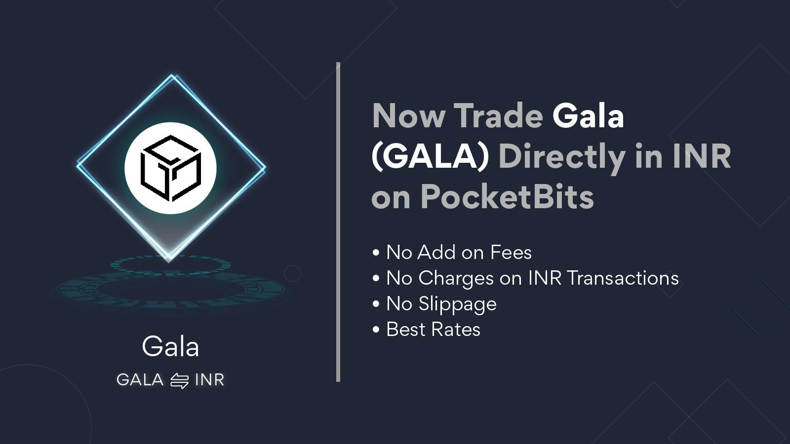 BUY Gala (GALA) in INR on PocketBits!