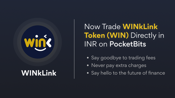 BUY WINkLink (WIN) in INR on PocketBits!