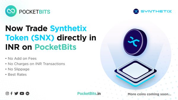 BUY Synthetix (SNX) in INR on PocketBits!