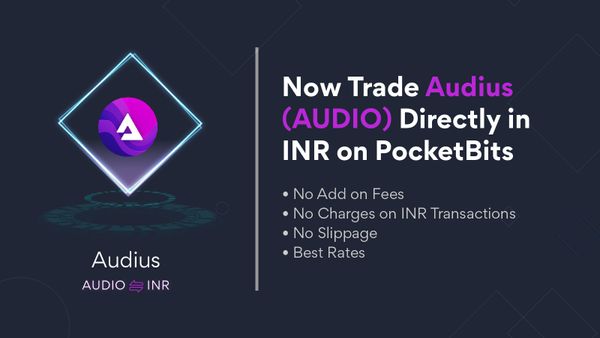 BUY Audius (AUDIO) in INR on PocketBits!