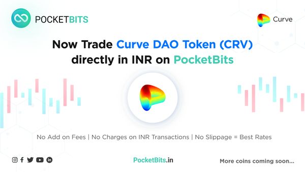 BUY Curve (CRV) in INR on PocketBits!