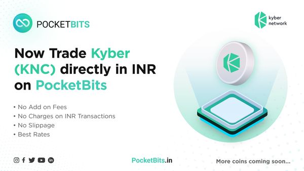 BUY Kyber Network (KNC) in INR on PocketBits!