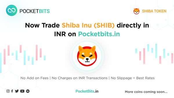 BUY Shiba Inu (SHIB) in INR on PocketBits!