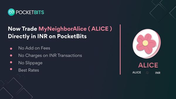 BUY My Neighbor Alice (ALICE) in INR on PocketBits!