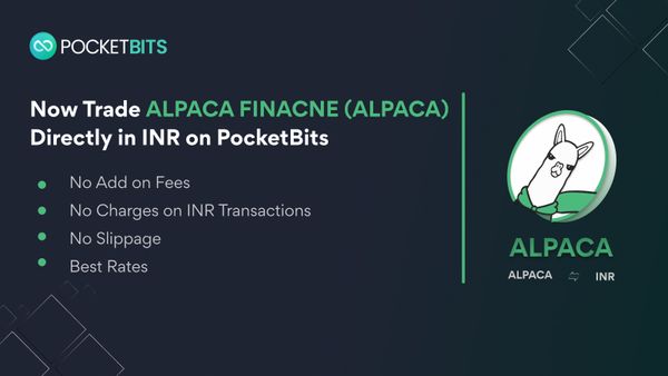 BUY Alpaca Finance (ALPACA) in INR on PocketBits!