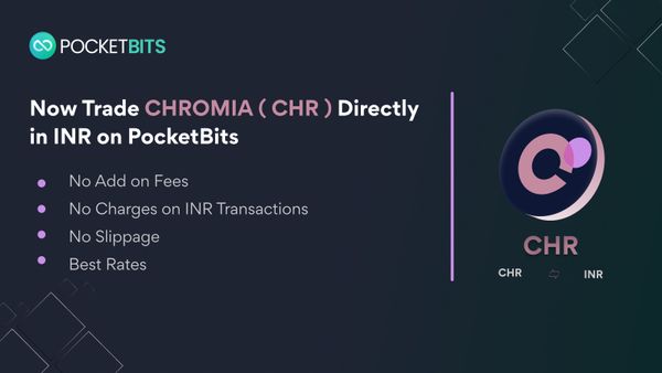 BUY Chromia (CHR) in INR on PocketBits!