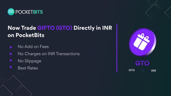 BUY Gifto (GTO) in INR on PocketBits!