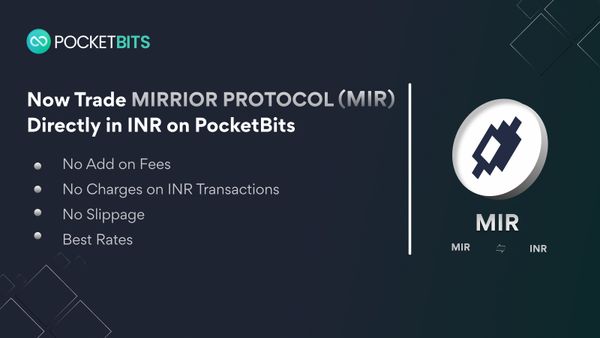 BUY Mirror Protocol (MIR) in INR on PocketBits!